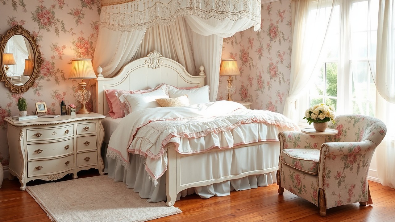 Romantic Shabby Chic Bedroom Decor Ideas