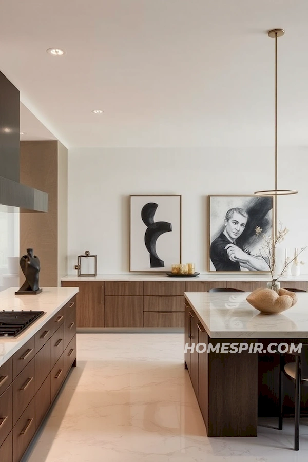 Abstract Art Enhancing Kitchen Ambiance Abstract Art Enhancing Kitchen Ambiance