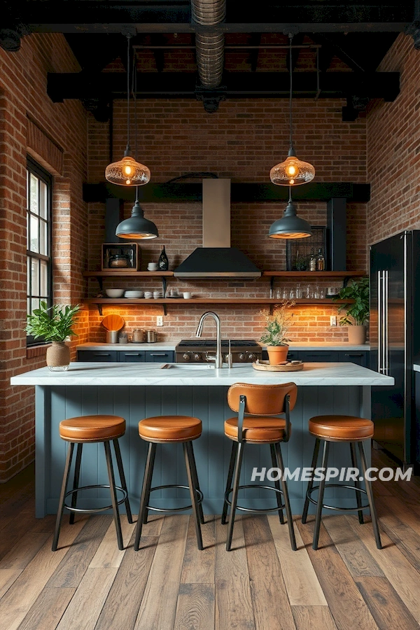 Ambient Lighting in a Warm Industrial Space Ambient Lighting in a Warm Industrial Space