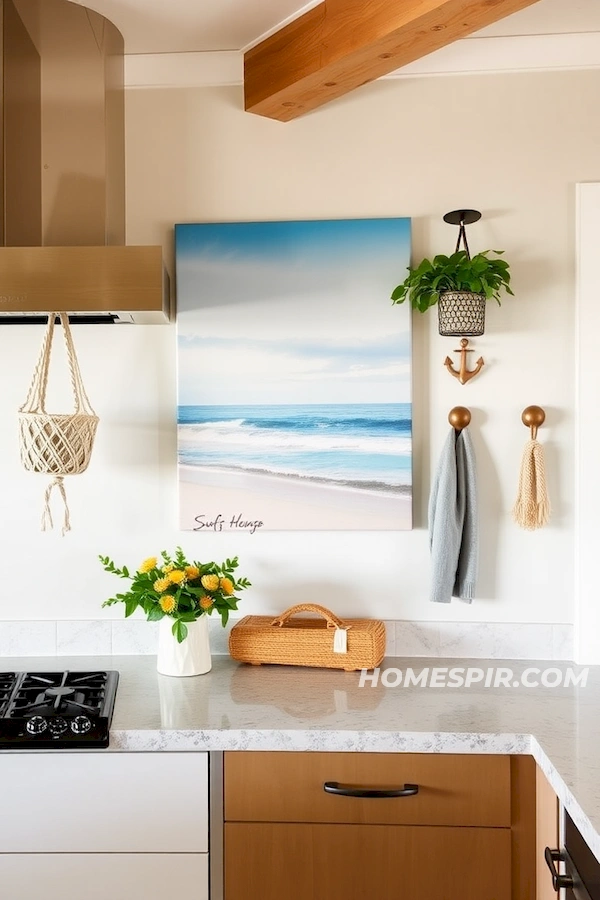 Anchor Hooks and Beach Art in Coastal Interior Anchor Hooks and Beach Art in Coastal Interior