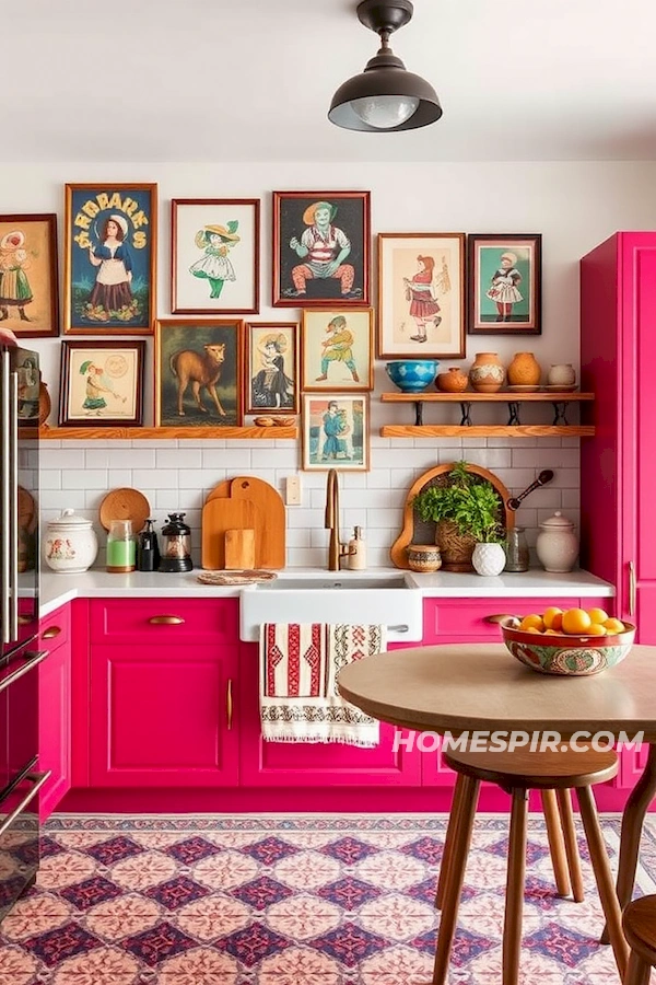 Art and Function Fused in Bohemian Kitchen Art and Function Fused in Bohemian Kitchen