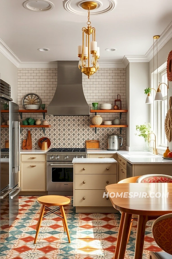 Art Deco Tile Flair in Modern Space Art Deco Tile Flair in Modern Space