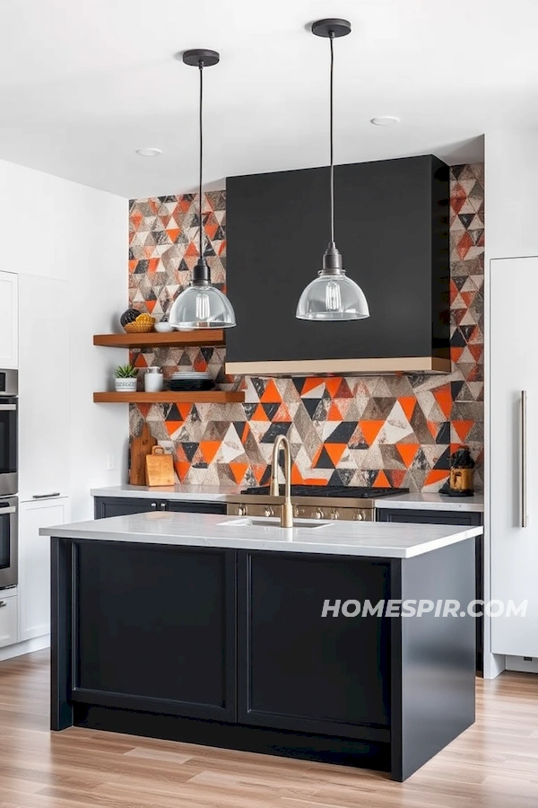Artistic Flair with Vibrant Kitchen Backsplash Artistic Flair with Vibrant Kitchen Backsplash