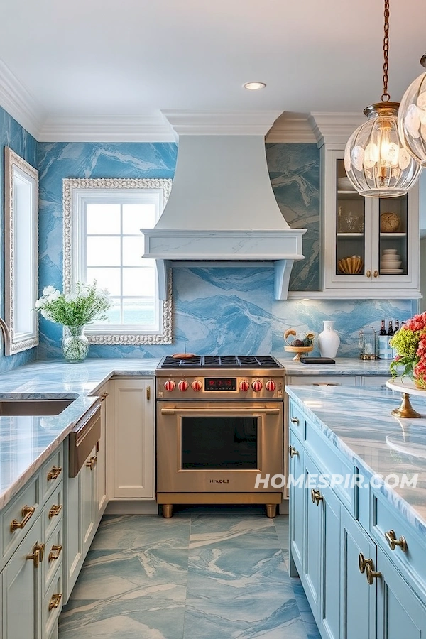Beach Inspired Marble and Seashell Decor Beach Inspired Marble and Seashell Decor