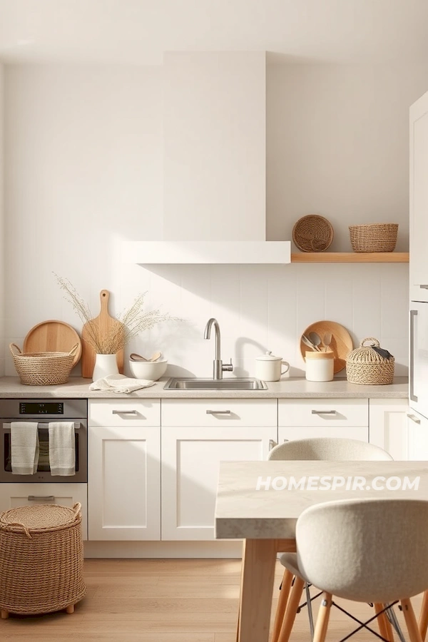 Beige and Taupe Shades in Minimalist Kitchen Beige and Taupe Shades in Minimalist Kitchen