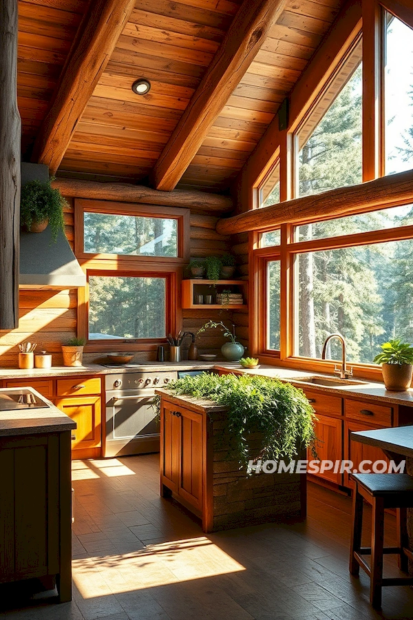 Blending Nature with Earthy Kitchen Tones Blending Nature with Earthy Kitchen Tones