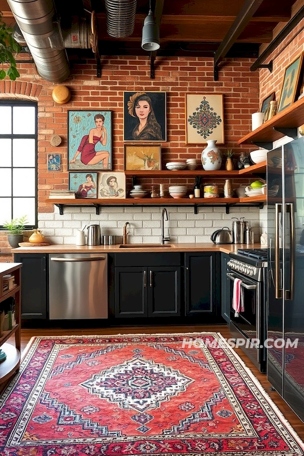 Bohemian Industrial Harmony Kitchen Design Bohemian Industrial Harmony Kitchen Design