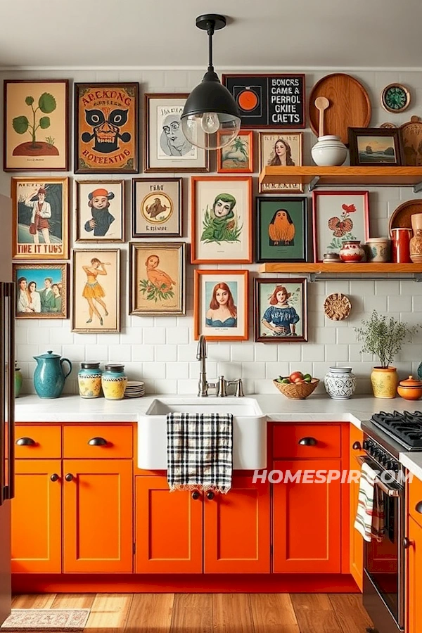Bohemian Kitchen with Bold Colorful Cabinetry Bohemian Kitchen with Bold Colorful Cabinetry