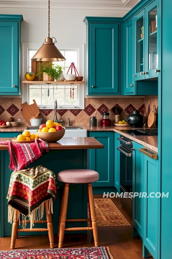 Boho Kitchen Decor with Colorful Rustic Elements Boho Kitchen Decor with Colorful Rustic Elements
