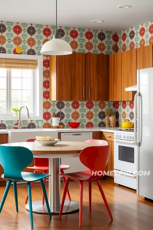 Bold Dining Chairs in Modern Kitchen Bold Dining Chairs in Modern Kitchen