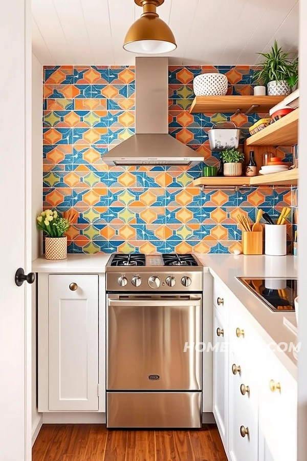 Bold Patterns for Tiny Kitchen Backsplash Bold Patterns for Tiny Kitchen Backsplash