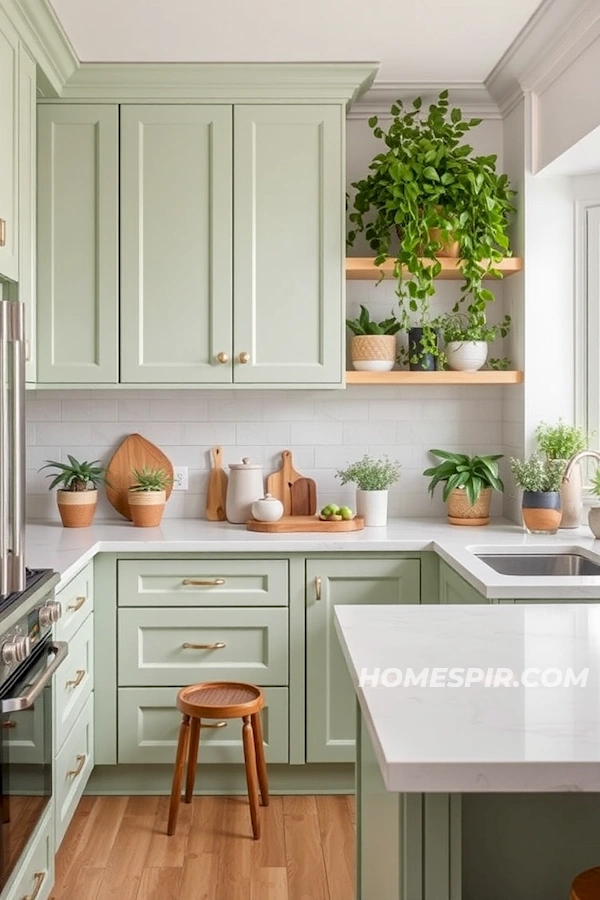 Botanical Touch in Minimalist Kitchen Design Botanical Touch in Minimalist Kitchen Design
