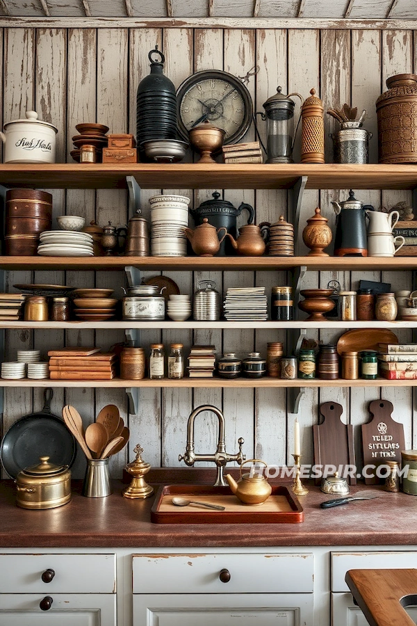 Brass Utensils in a Bygone Era Kitchen Brass Utensils in a Bygone Era Kitchen