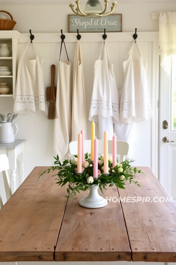 Charming Linen and Lace Kitchen Design Charming Linen and Lace Kitchen Design