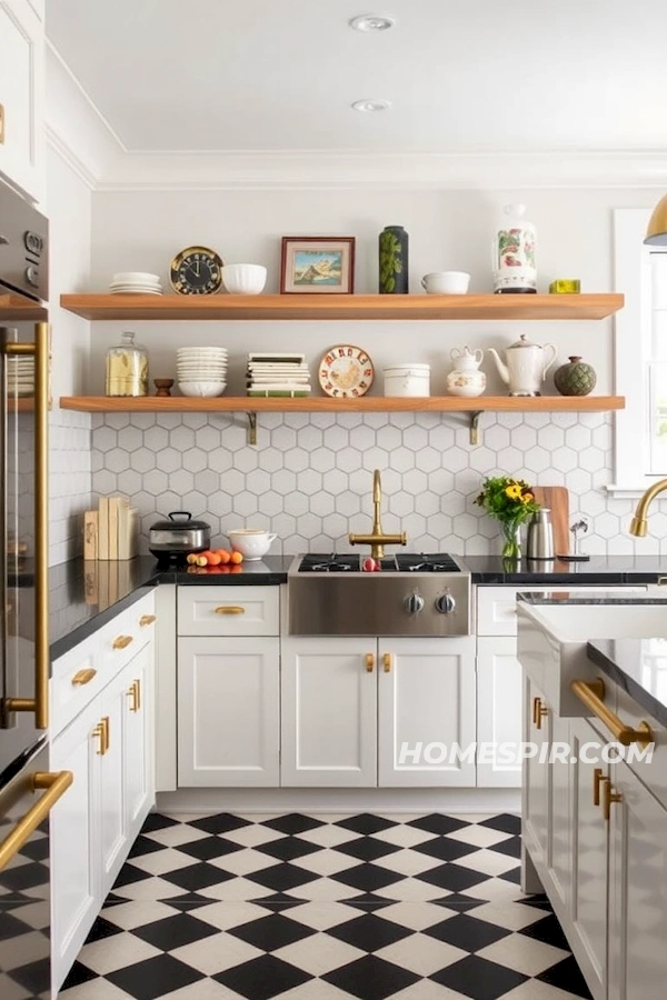 Checkered Flooring for Vintage Elegance Checkered Flooring for Vintage Elegance