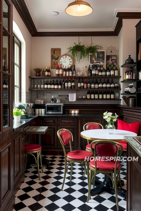 Classic Bistro Feel in French Kitchen Design Classic Bistro Feel in French Kitchen Design