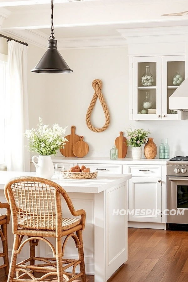 Coastal Kitchen with Nautical Elements Coastal Kitchen with Nautical Elements