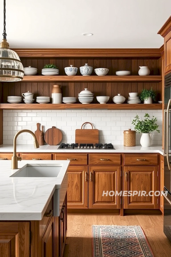 Contemporary Farmhouse with Open Shelving Contemporary Farmhouse with Open Shelving