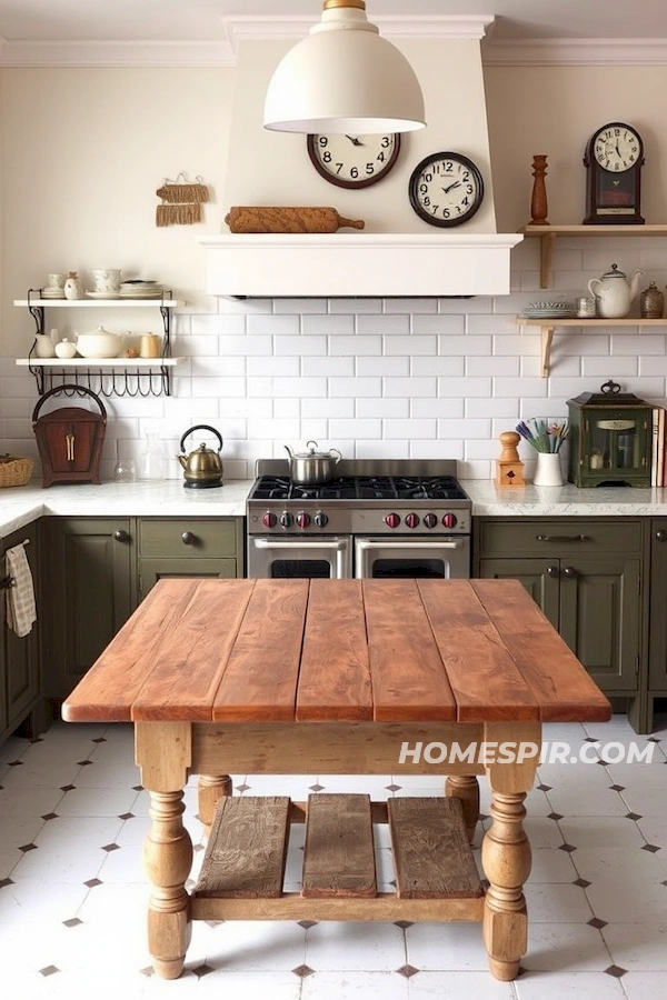 Contemporary Vintage Fusion in Chic Kitchen Contemporary Vintage Fusion in Chic Kitchen