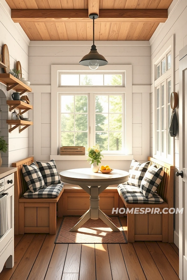 Cozy Farmhouse Breakfast Nook Charm Cozy Farmhouse Breakfast Nook Charm