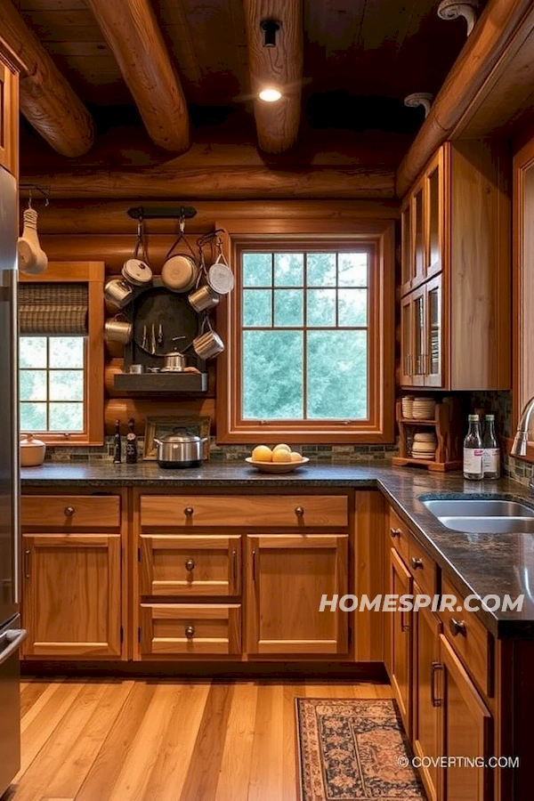 Creative Cabinetry in Rustic Setting Creative Cabinetry in Rustic Setting