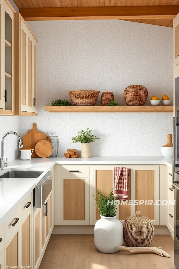 Driftwood Textured Coastal Kitchen Design Driftwood Textured Coastal Kitchen Design