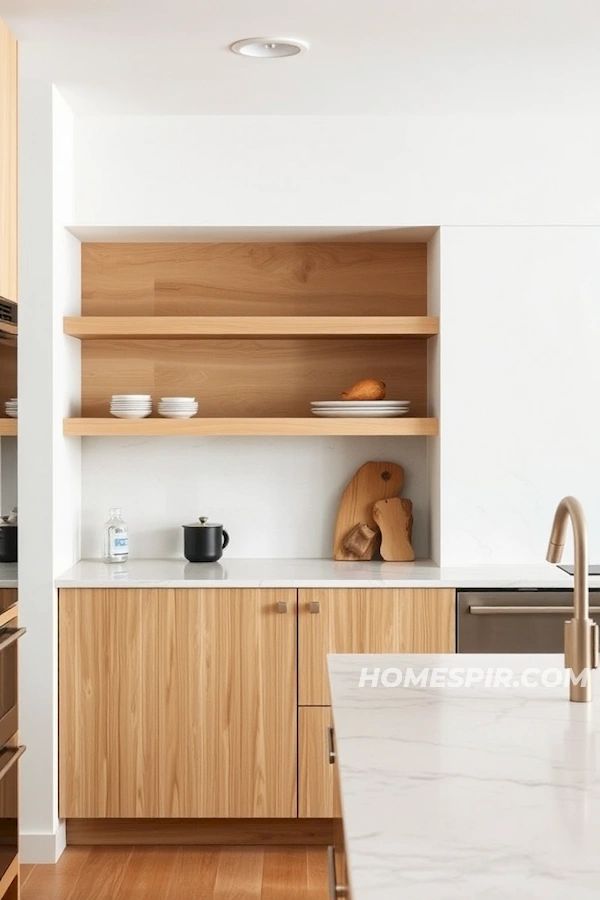 Earthy Minimalist Kitchen with Stainless Touch Earthy Minimalist Kitchen with Stainless Touch