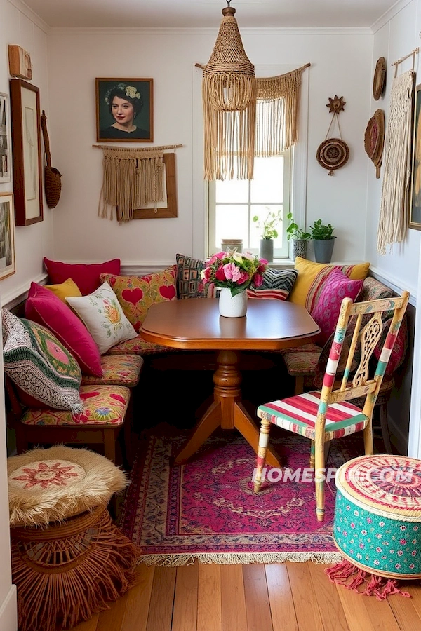 Eclectic Art and Macramé Decor Eclectic Art and Macramé Decor