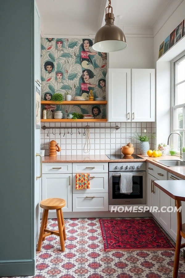 Eclectic Studio Kitchen with Artistic Flair Eclectic Studio Kitchen with Artistic Flair