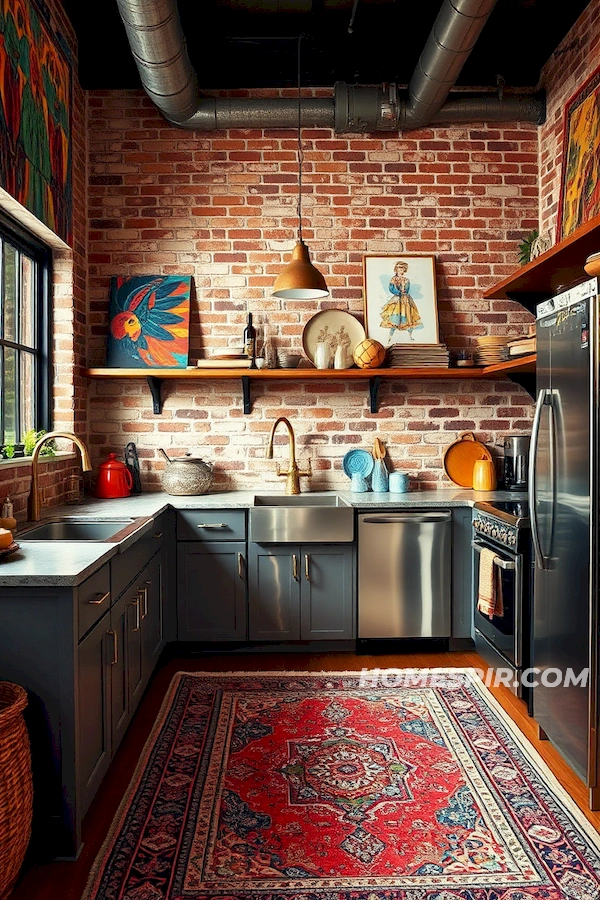 Eclectic Style Bohemian Meets Industrial Kitchen Eclectic Style Bohemian Meets Industrial Kitchen