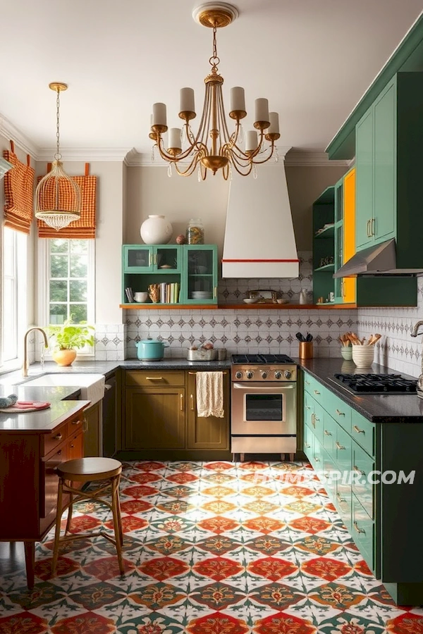 Eclectic Vintage Elegance in Kitchen Eclectic Vintage Elegance in Kitchen