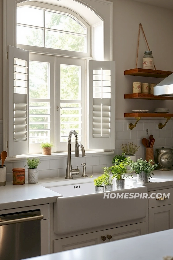 Eco-Friendly Appliances in Rustic Kitchen Eco-Friendly Appliances in Rustic Kitchen