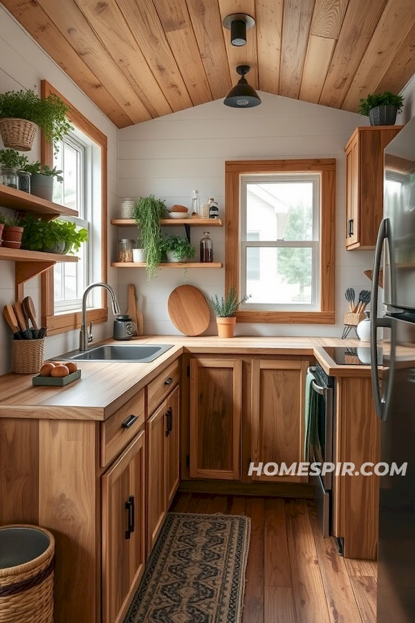 Eco-Friendly Design in Tiny House Kitchen Eco-Friendly Design in Tiny House Kitchen