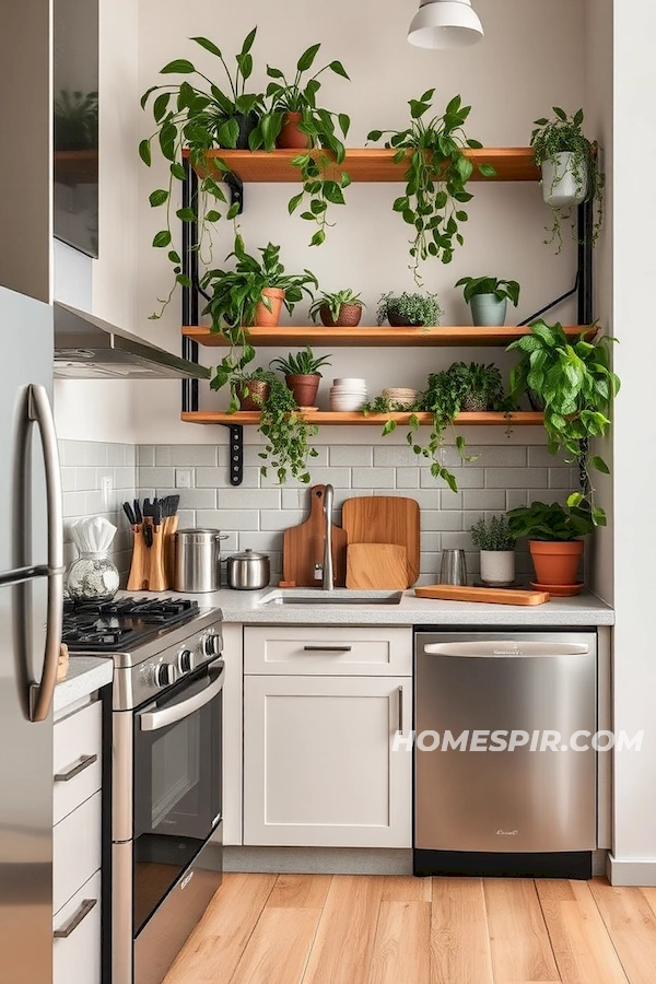 Eco-Friendly Studio Kitchen with Modern Touches Eco-Friendly Studio Kitchen with Modern Touches