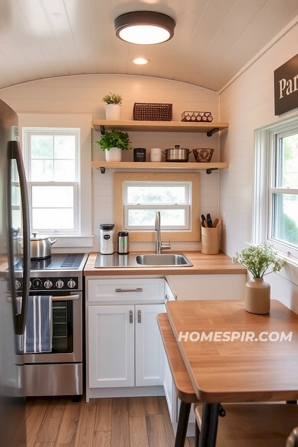 Efficient Space Utilization in Tiny Kitchens Efficient Space Utilization in Tiny Kitchens