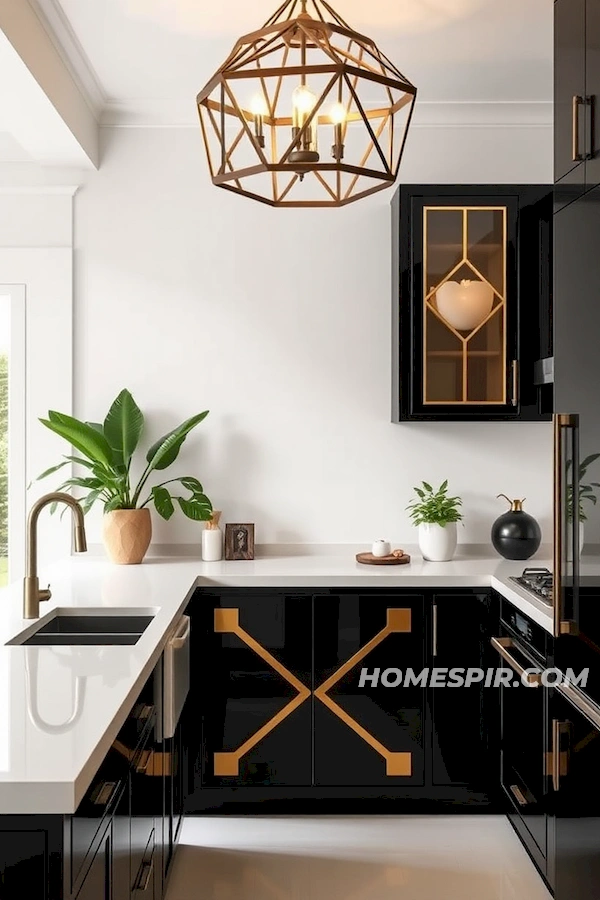 Elegant Art Deco Meets Scandinavian Kitchen Elegant Art Deco Meets Scandinavian Kitchen