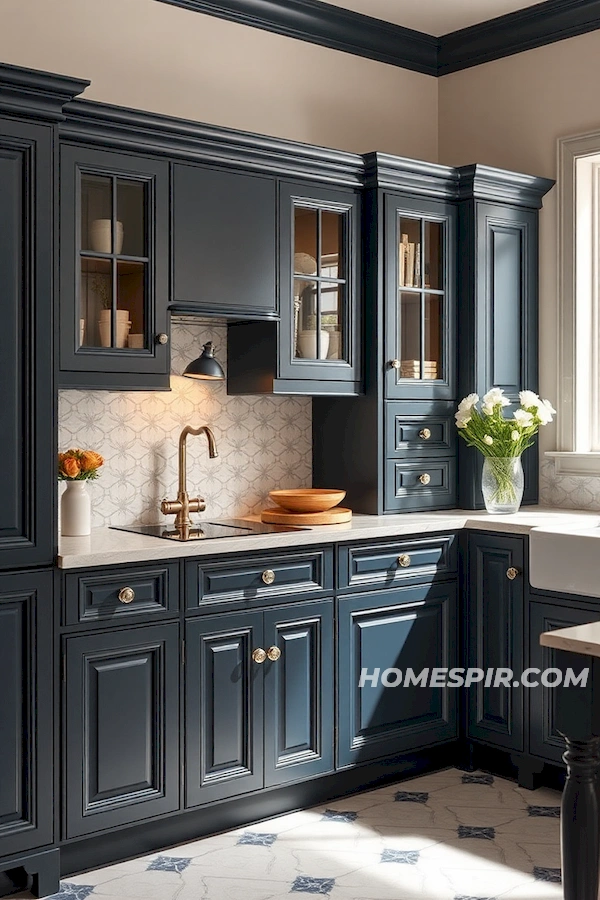 Elegant Blend of Victorian and Modern Kitchen Elegant Blend of Victorian and Modern Kitchen