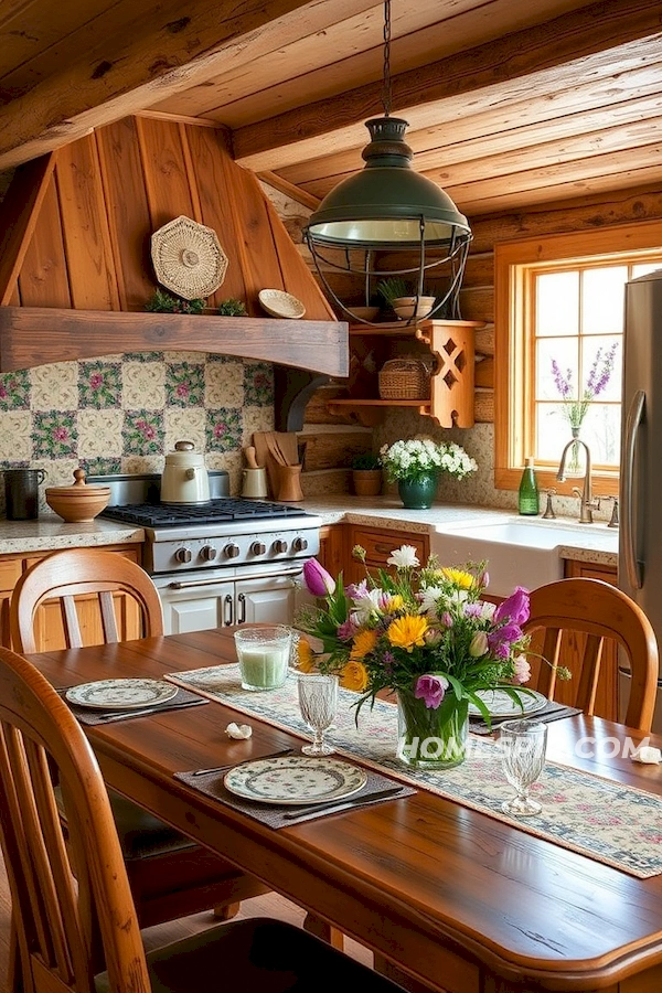 Enchanted Wildflower Theme in Kitchen Design Enchanted Wildflower Theme in Kitchen Design