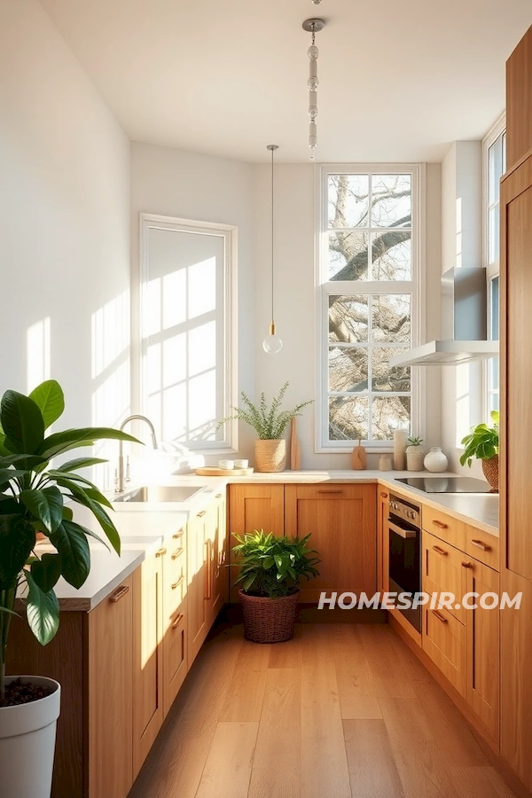 Fresh Ambiance with Neutral Tones and Plants Fresh Ambiance with Neutral Tones and Plants