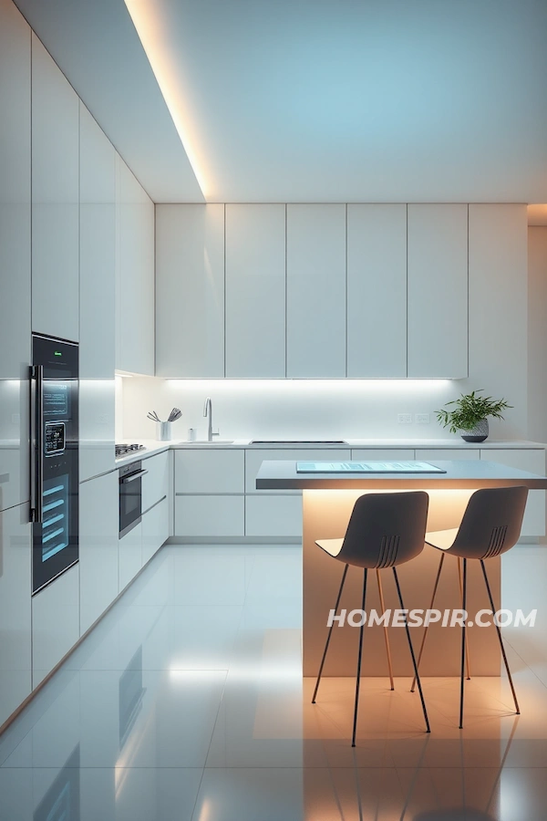 Futuristic Minimal Kitchen Innovation Futuristic Minimal Kitchen Innovation