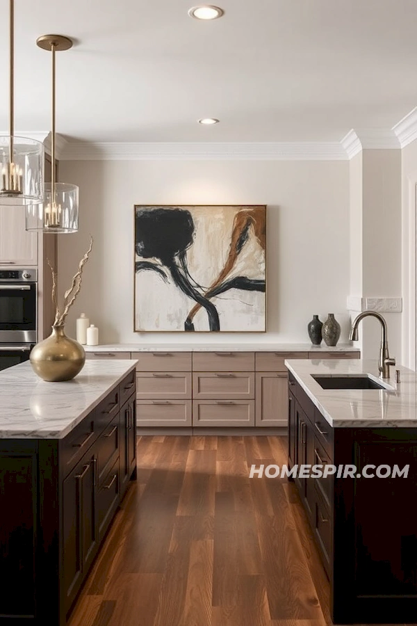 Gallery Inspired Sophistication in Kitchen Setting Gallery Inspired Sophistication in Kitchen Setting