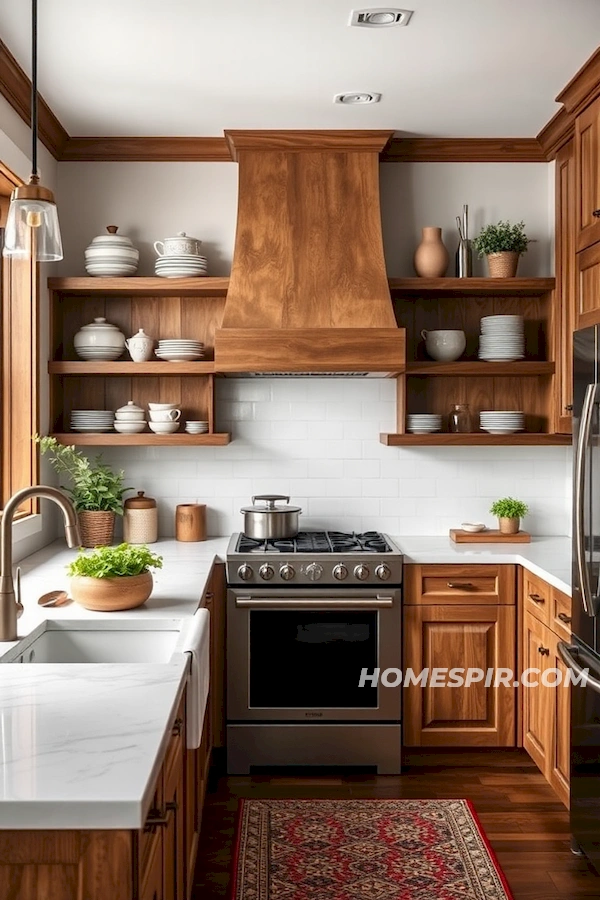 Greenery Accents in a Farmhouse Kitchen Greenery Accents in a Farmhouse Kitchen
