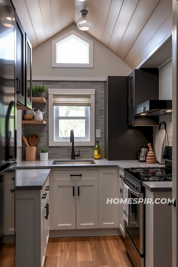 High-Tech Features for Functional Tiny Kitchens High-Tech Features for Functional Tiny Kitchens
