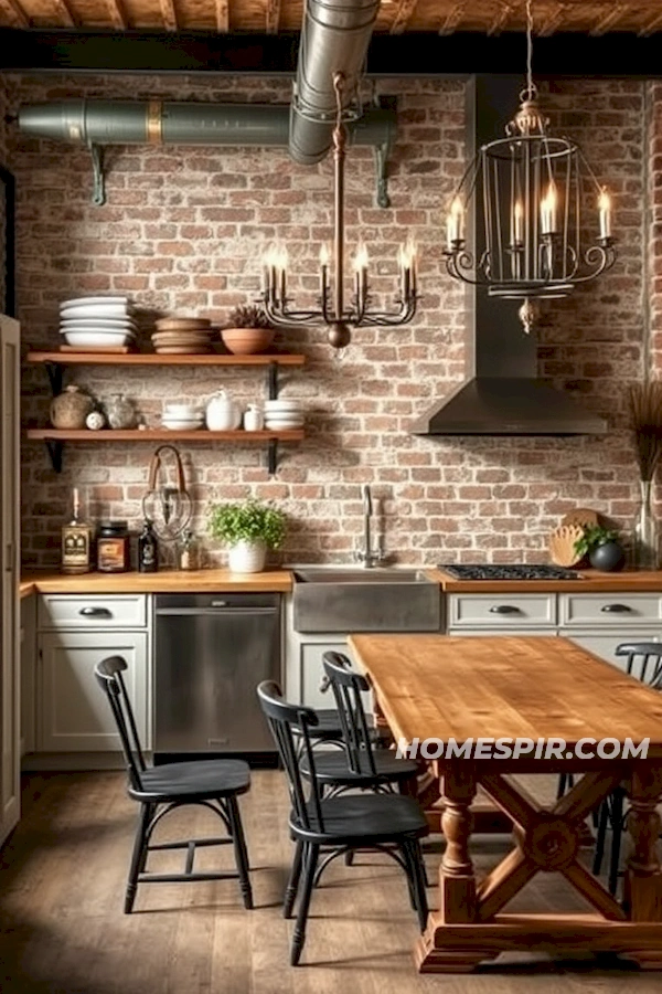 Industrial Fusion Meets Vintage French Style Industrial Fusion Meets Vintage French Style