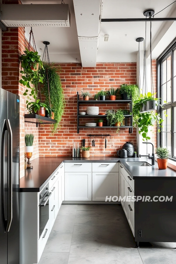 Industrial Urban Oasis Kitchen Design Industrial Urban Oasis Kitchen Design