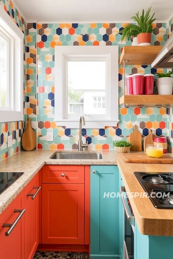 Inject Personality with Colorful Backsplash Inject Personality with Colorful Backsplash