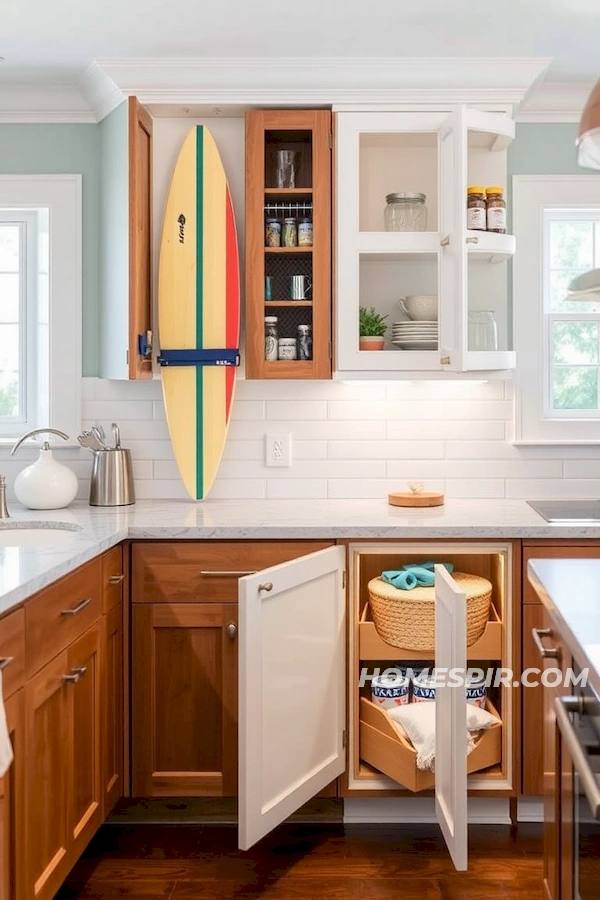 Innovative Storage for Surf House Kitchens Innovative Storage for Surf House Kitchens