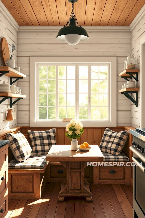 Inviting Farmhouse Nook with Vintage Touches Inviting Farmhouse Nook with Vintage Touches