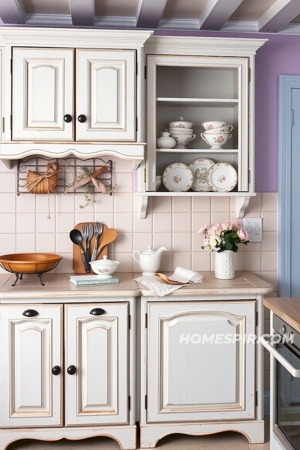 Inviting French Kitchen with Vintage Flair Inviting French Kitchen with Vintage Flair