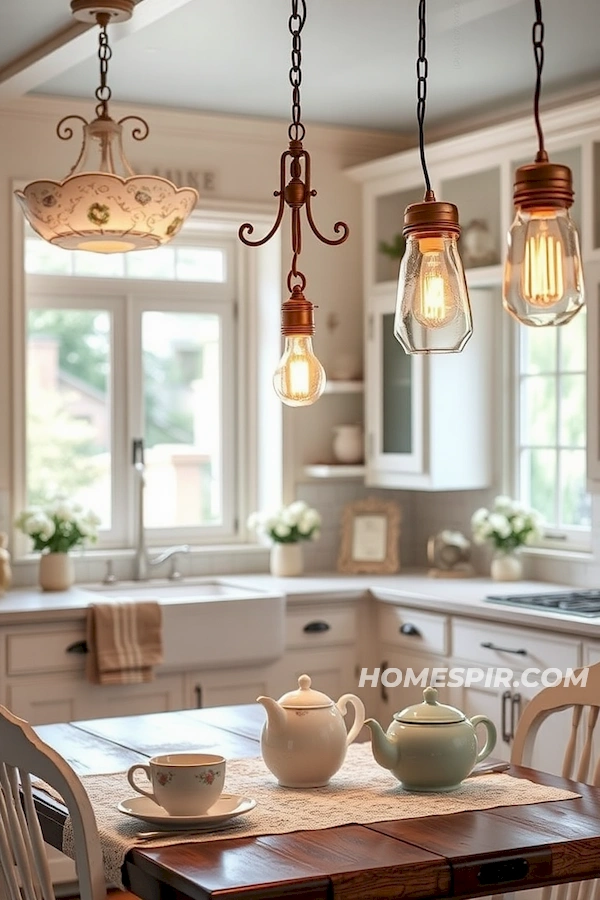 Inviting Glow from Whimsical Shabby Chic Fixtures Inviting Glow from Whimsical Shabby Chic Fixtures
